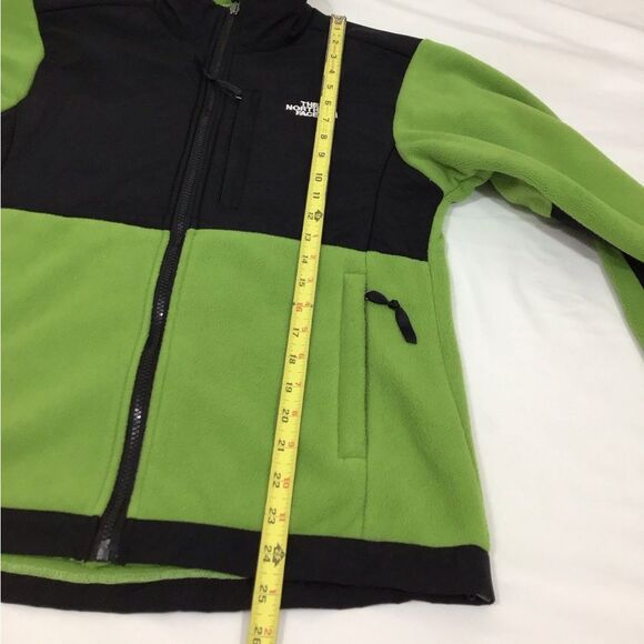 The North Face Lime and Black Denali Fleece Outdoor Jacket Size Large - Picture 10 of 15
